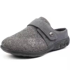 Therafit Wool Comfortable Clog With Flower Detail, Arch Support, 10.5-11 EU 41